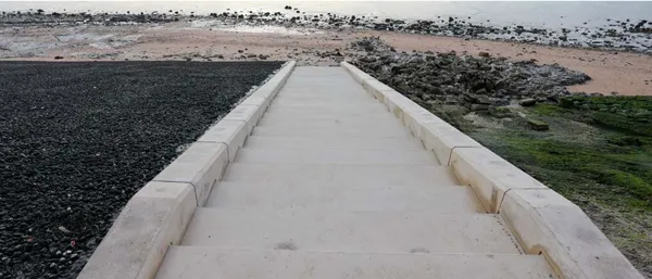 Canvey Island southern shoreline revetment project by Poundfield Precast.