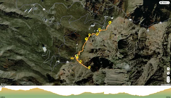 GR 131 Roque de los Muchachos-Espigón del Roque-Pico Fuente Nueva-Roque Muchachos trail in La Palma, by Fernando99 / fer_trekking Fernando99, on wikiloc.