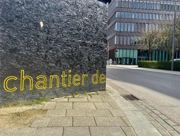 Working site of the National Archives, in Belval, Luxembourg.