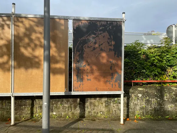 Panels used for Luxembourg's 2023 political elections.