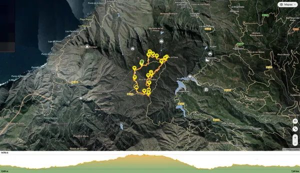 Tamadaba circular trail in Gran Canaria, by spadher, on wikiloc.